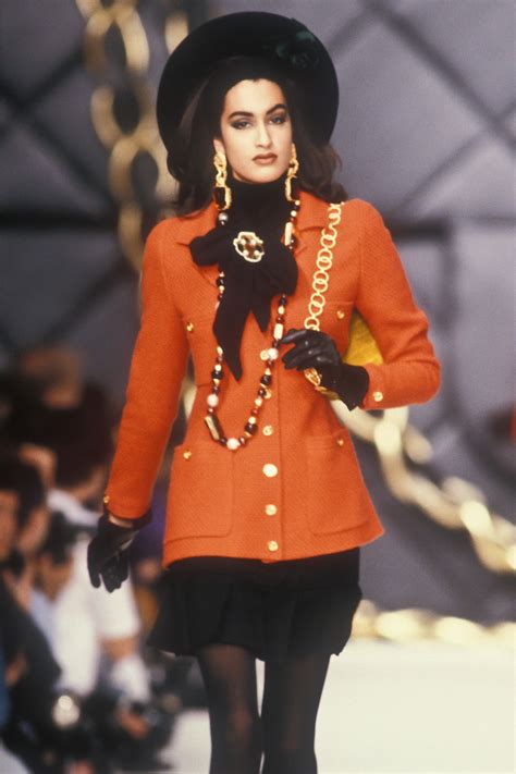 chanel 1990 runway.